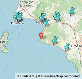 Mappa Via del Minigolf, 58043 Castiglione della Pescaia GR, Italia (19.01786)