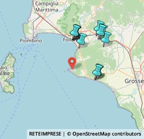 Mappa Via del Minigolf, 58043 Castiglione della Pescaia GR, Italia (13.97231)