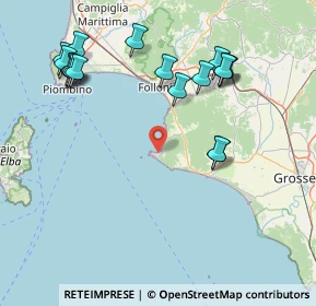Mappa Via del Minigolf, 58043 Castiglione della Pescaia GR, Italia (18.85176)