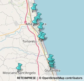 Mappa Via Libertà, 64018 Tortoreto Lido TE, Italia (5.11077)