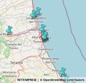 Mappa Via Libertà, 64018 Tortoreto Lido TE, Italia (27.49867)