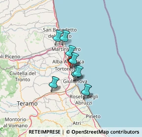 Mappa Via Libertà, 64018 Tortoreto Lido TE, Italia (8.78667)