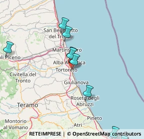 Mappa Via Libertà, 64018 Tortoreto Lido TE, Italia (22.61455)