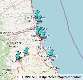 Mappa Via Libertà, 64018 Tortoreto Lido TE, Italia (14.80833)