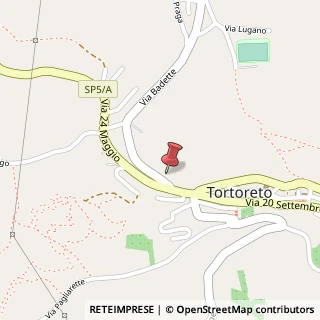 Mappa Via XX Settembre, 1, 64018 Tortoreto, Teramo (Abruzzo)