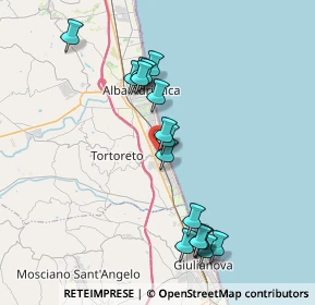 Mappa Via Galileo Galilei, 64018 Tortoreto Lido TE, Italia (3.95882)