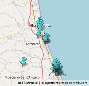 Mappa Via Galileo Galilei, 64018 Tortoreto Lido TE, Italia (4.18947)