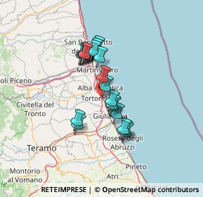 Mappa Via Enzo Ferrari, 64018 Tortoreto Lido TE, Italia (10.6875)