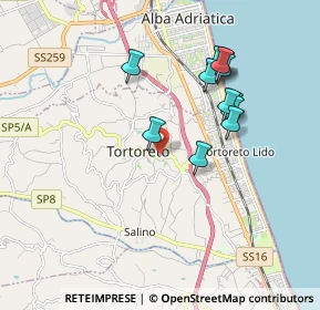 Mappa Via XX Settembre, 64018 Tortoreto Lido TE, Italia (1.7975)