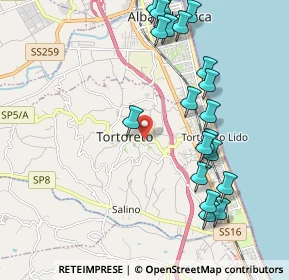 Mappa Via XX Settembre, 64018 Tortoreto Lido TE, Italia (2.3935)