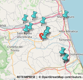 Mappa Via Santa Maria a Vico, 64027 Sant'Omero TE, Italia (7.93786)