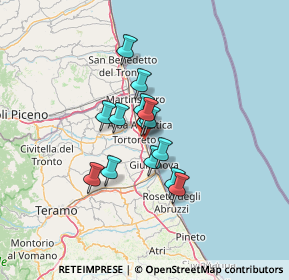 Mappa 64019 Tortoreto TE, Italia (9.15357)