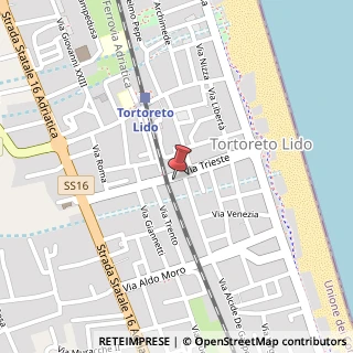Mappa Viale Trieste, 112, 64018 Tortoreto Lido TE, Italia, 64018 Tortoreto, Teramo (Abruzzo)