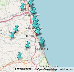Mappa Via Giovanni Pascoli, 64018 Tortoreto TE, Italia (7.6905)