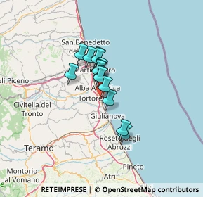 Mappa Via Giovanni Pascoli, 64018 Tortoreto TE, Italia (8.19)
