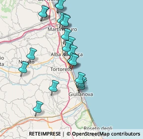 Mappa Via Udine, 64018 Tortoreto TE, Italia (7.659)