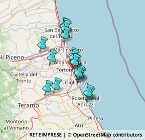 Mappa Via Udine, 64018 Tortoreto TE, Italia (10.19118)