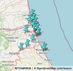 Mappa Via Udine, 64018 Tortoreto TE, Italia (9.60105)