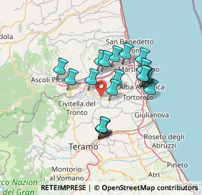 Mappa Via Antonio Gramsci, 64027 Garrufo TE, Italia (11.38)