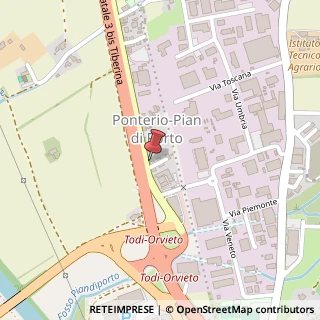 Mappa Località Pian di Porto, 138, 06059 Todi, Perugia (Umbria)