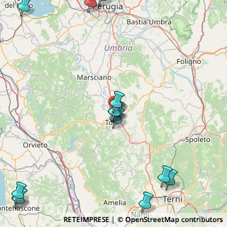 Mappa Zona Industriale Ponte Rio, 06059 Todi PG, Italia (28.12222)