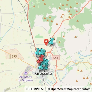 Mappa Via di Brancaleta, 58100 Grosseto GR, Italia (3.625)