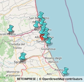 Mappa Via XXIV Maggio, 64018 Tortoreto TE, Italia (14.4)