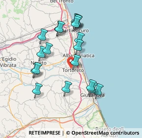 Mappa Via XXIV Maggio, 64018 Tortoreto TE, Italia (7.45053)