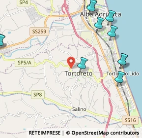 Mappa Via XXIV Maggio, 64018 Tortoreto TE, Italia (2.95909)