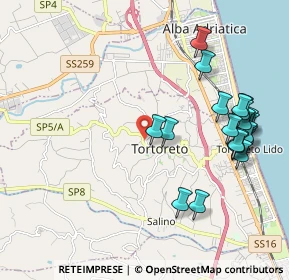 Mappa Via XXIV Maggio, 64018 Tortoreto TE, Italia (2.352)