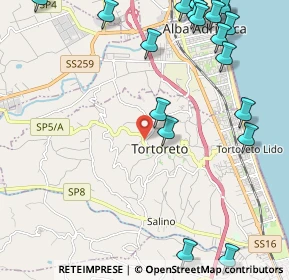 Mappa Via XXIV Maggio, 64018 Tortoreto TE, Italia (3.11842)