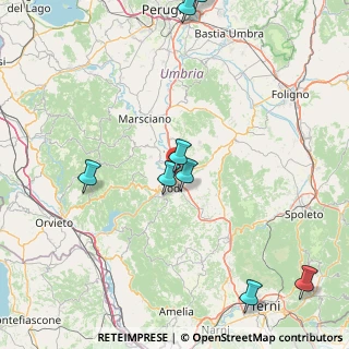 Mappa Zona Pian Di Porto, 06059 Todi PG, Italia (25.80583)