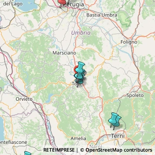 Mappa Zona Industriale Bodoglie, 06059 Todi PG, Italia (20.23545)