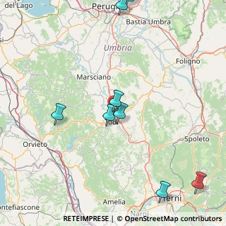 Mappa Zona Industriale Bodoglie, 06059 Todi PG, Italia (25.79917)