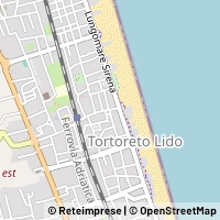 Mapa Tortoreto