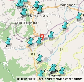 Mappa Sp 2 per s.egidio, 64010 Civitella del Tronto TE, Italia (2.8745)