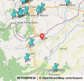 Mappa Sp 2 per s.egidio, 64010 Civitella del Tronto TE, Italia (3.34118)