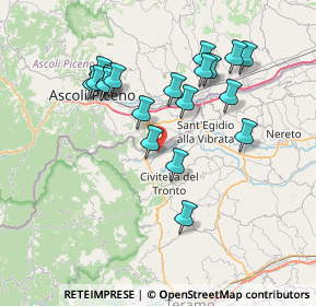 Mappa Sp 2 per s.egidio, 64010 Civitella del Tronto TE, Italia (7.32211)