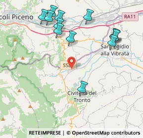 Mappa Sp 2 per s.egidio, 64010 Civitella del Tronto TE, Italia (4.87462)