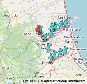 Mappa Sp 2 per s.egidio, 64010 Civitella del Tronto TE, Italia (11.10857)