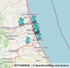 Mappa Via Trento, 64018 Tortoreto Lido TE, Italia (6.9925)