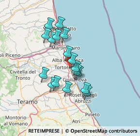 Mappa Via Trento, 64018 Tortoreto Lido TE, Italia (11.70706)