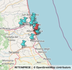 Mappa Via Cimarosa, 64018 Tortoreto Lido TE, Italia (8.8275)