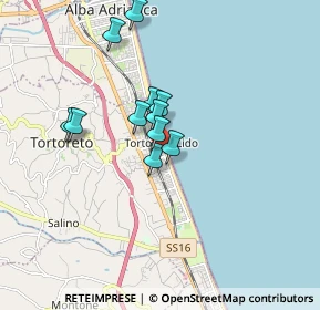 Mappa Via Cimarosa, 64018 Tortoreto Lido TE, Italia (1.36636)