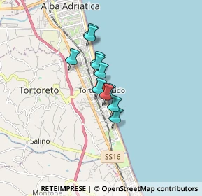 Mappa Via Cimarosa, 64018 Tortoreto Lido TE, Italia (1.05182)