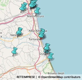 Mappa Via Cimarosa, 64018 Tortoreto Lido TE, Italia (9.258)