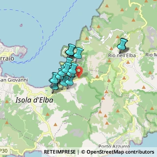 Mappa Via del Volterraio, 57037 Portoferraio LI, Italia (1.37)