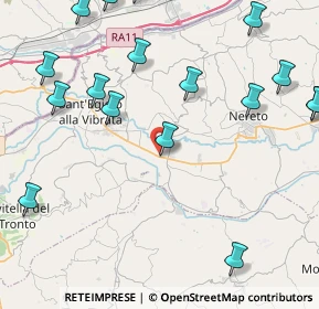 Mappa Piazza Castrum Rufi, 64027 Garrufo TE, Italia (6.2505)