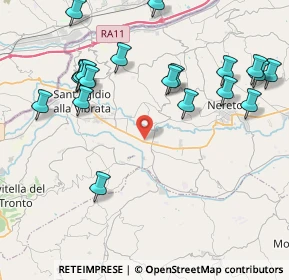 Mappa Piazza Castrum Rufi, 64027 Garrufo TE, Italia (4.9935)