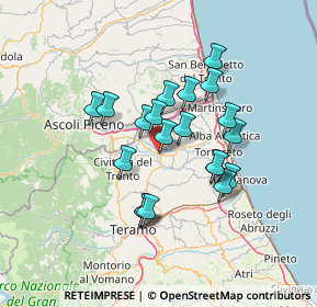 Mappa Piazza Castrum Rufi, 64027 Garrufo TE, Italia (11.7235)